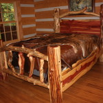 Rustic log furniture