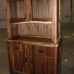 Rustic Walnut Hutch