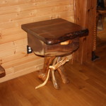 custom log furniture