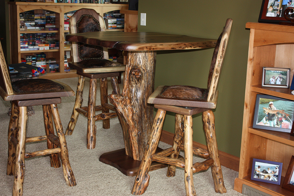 Walnut Bar Table